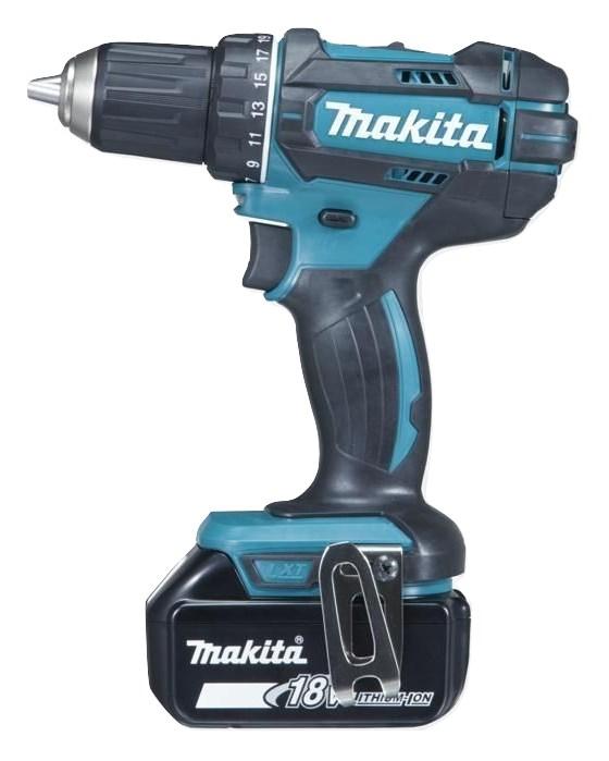 Akku boremaskine Makita DDF482RFJ 18 V - 1.900 o/min, 1,5 kg