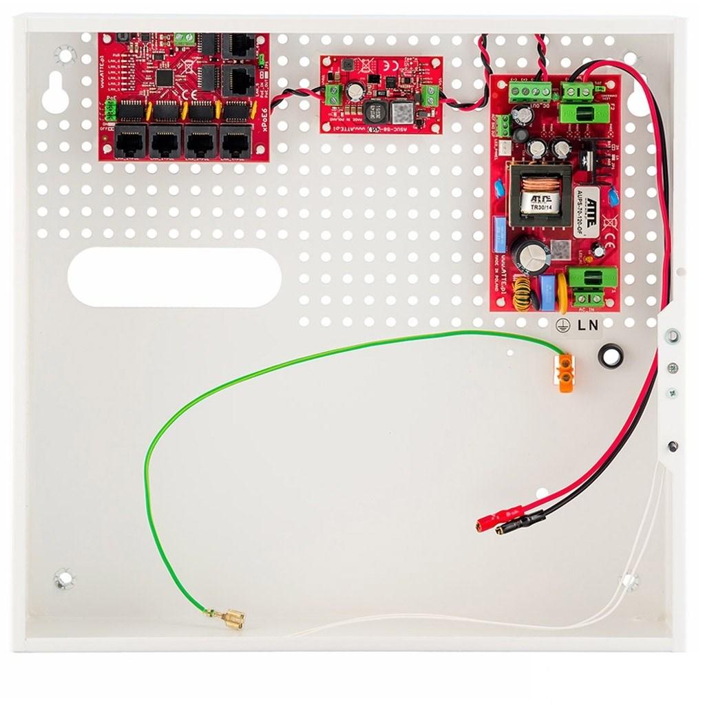Netværksswitch 5‑port PoE - Atte IPUPS-5-11-F billede