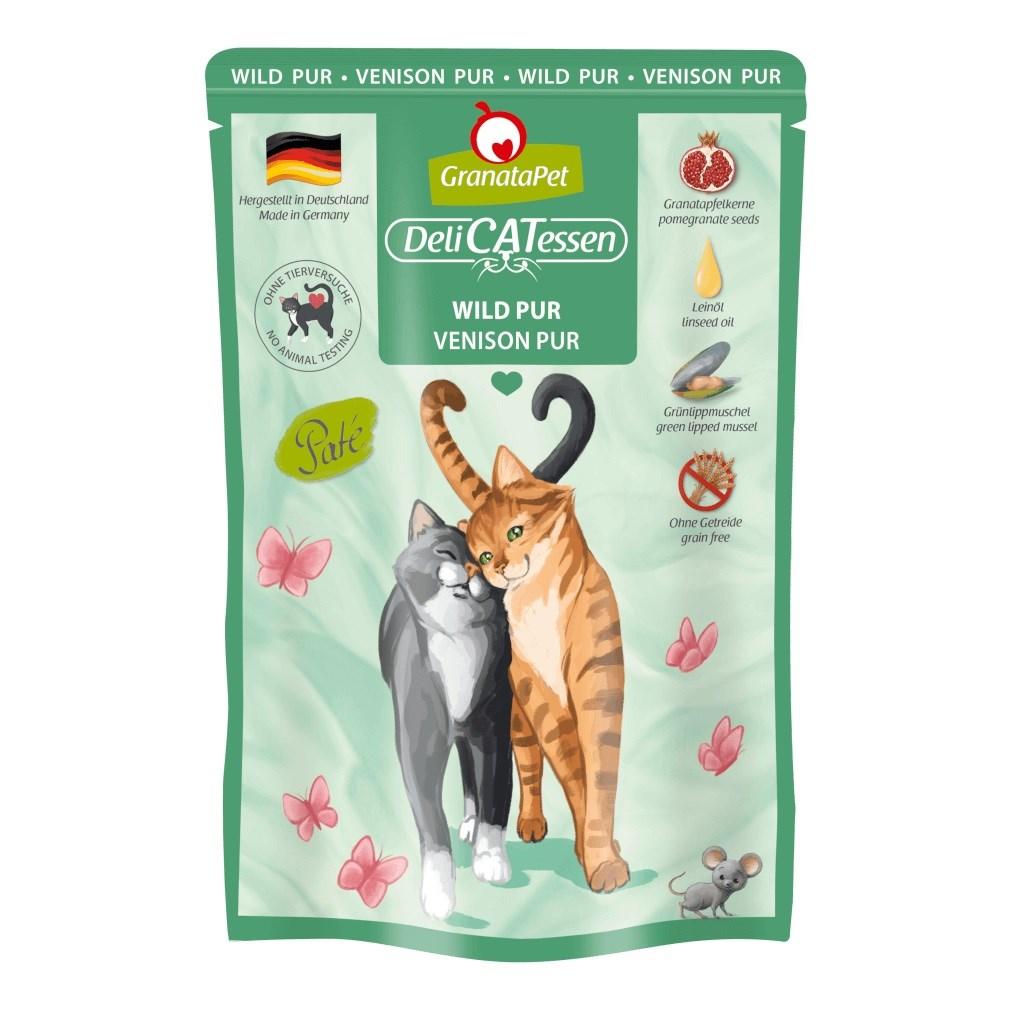 Vådfoder til kat – GranataPet DeliCATessen Hjort, 85 g billede
