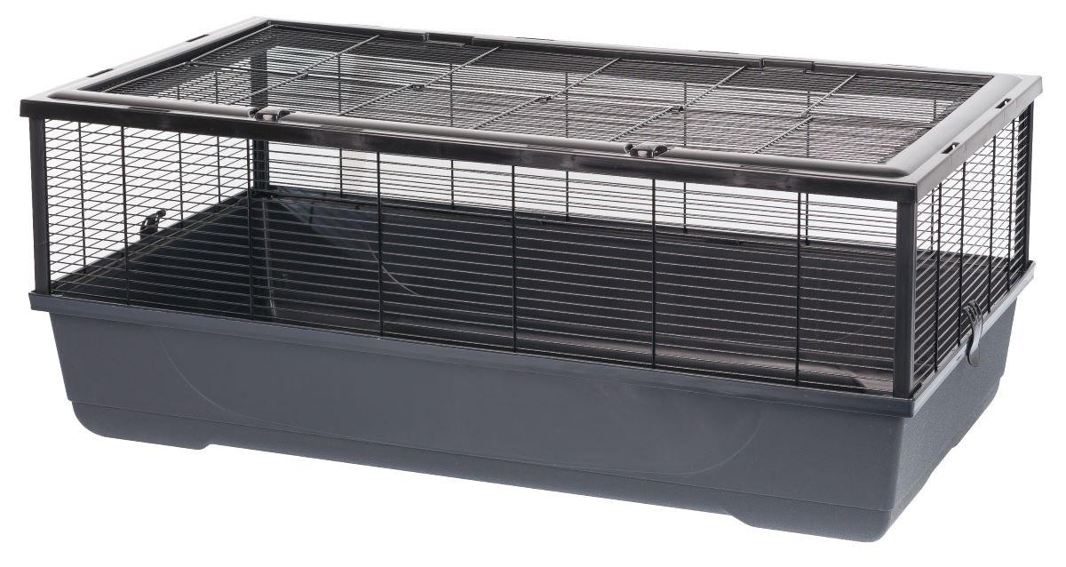 Gnaverbur INTER-ZOO Bernie, sort – 100 × 54 × 39 cm billede