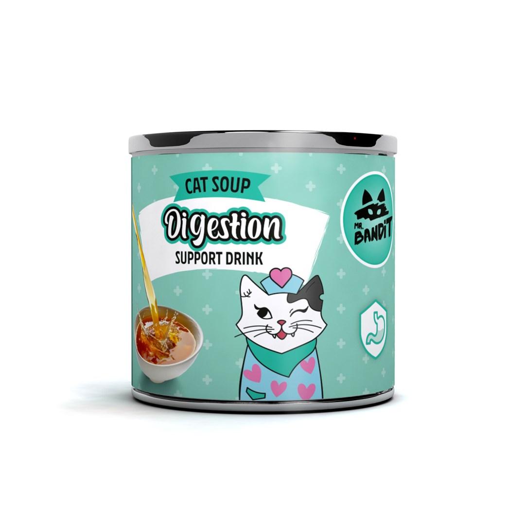 Kattemad vådfoder VetExpert Mr. Bandit Chicken Digestion Support drik – 95 ml billede