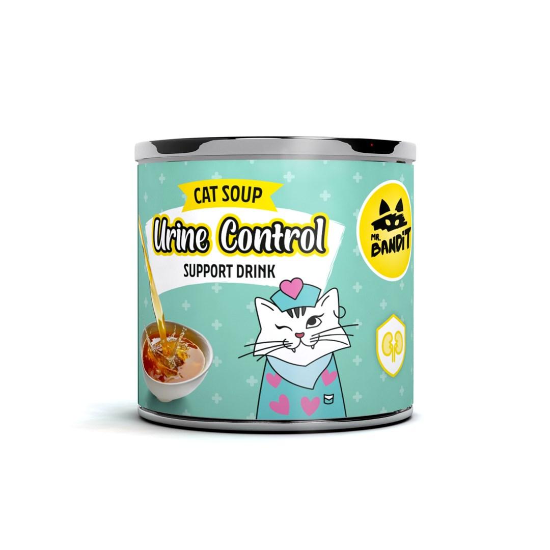 Kattemad vådfoder VetExpert Mr. Bandit And & Okse Urine Control Support drik – 95 ml billede