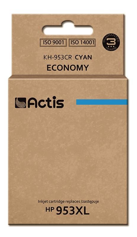 Blækpatron til HP – Actis KH-953CR cyan, erstatter HP 953XL, 25 ml, høj kapacitet billede
