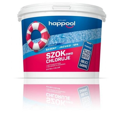 Pool klor granulat Acrylmed Extra Chlor – desinfektion af bassin, spa og jacuzzi, 3 kg