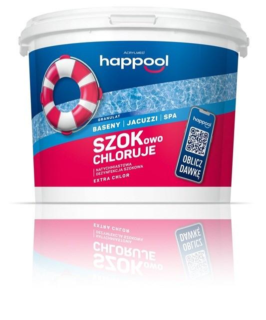Pool klor granulat Acrylmed Extra Chlor – desinfektion af bassin, spa og jacuzzi, 3 kg
