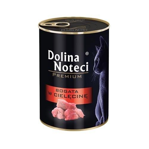 Vådfoder til kat – Dolina Noteci Premium kalv, 400 g billede