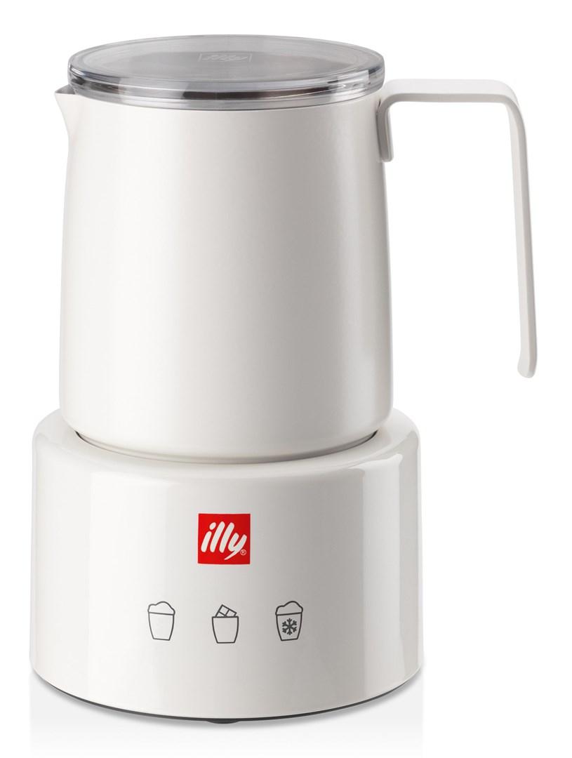 Mælkeskummer automatisk - illy, hvid (250 ml) billede