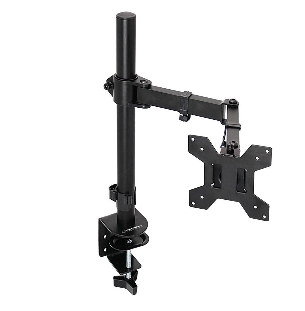 Skærmarm til skrivebord – Esperanza ERW017, 10–27" op til 8 kg billede