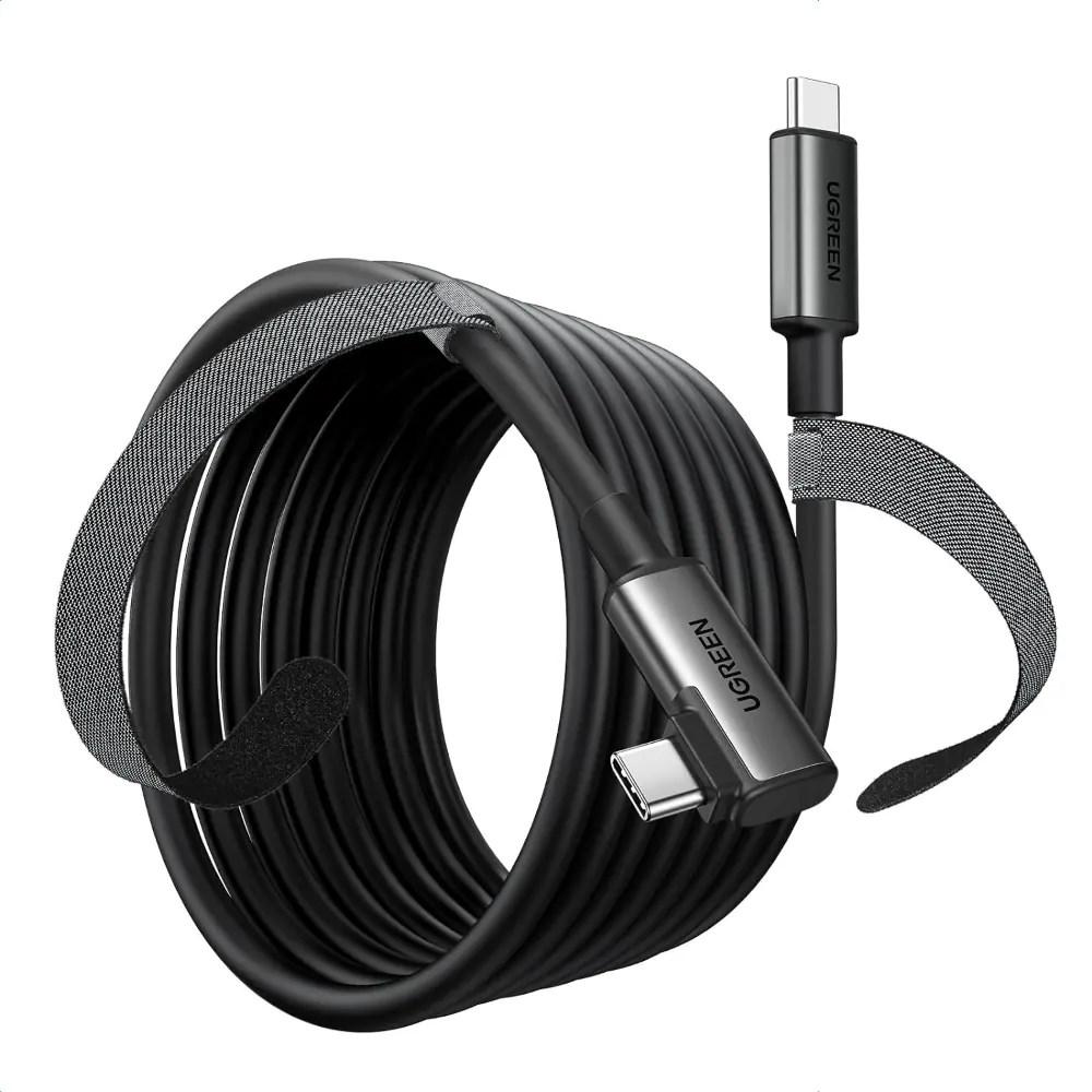 USB-C kabel 5 m - UGREEN, USB 3.2 Gen 1, sort billede