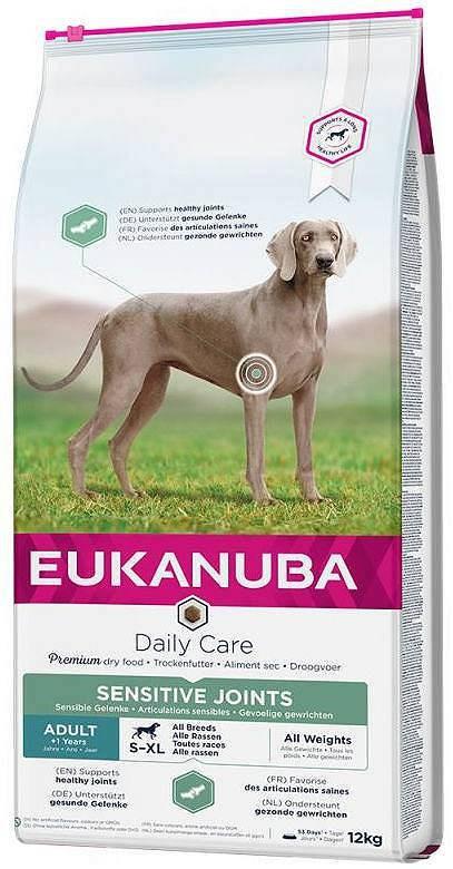 Hundefoder Eukanuba Daily Care Sensitive Joints, tørfoder – 12 kg billede