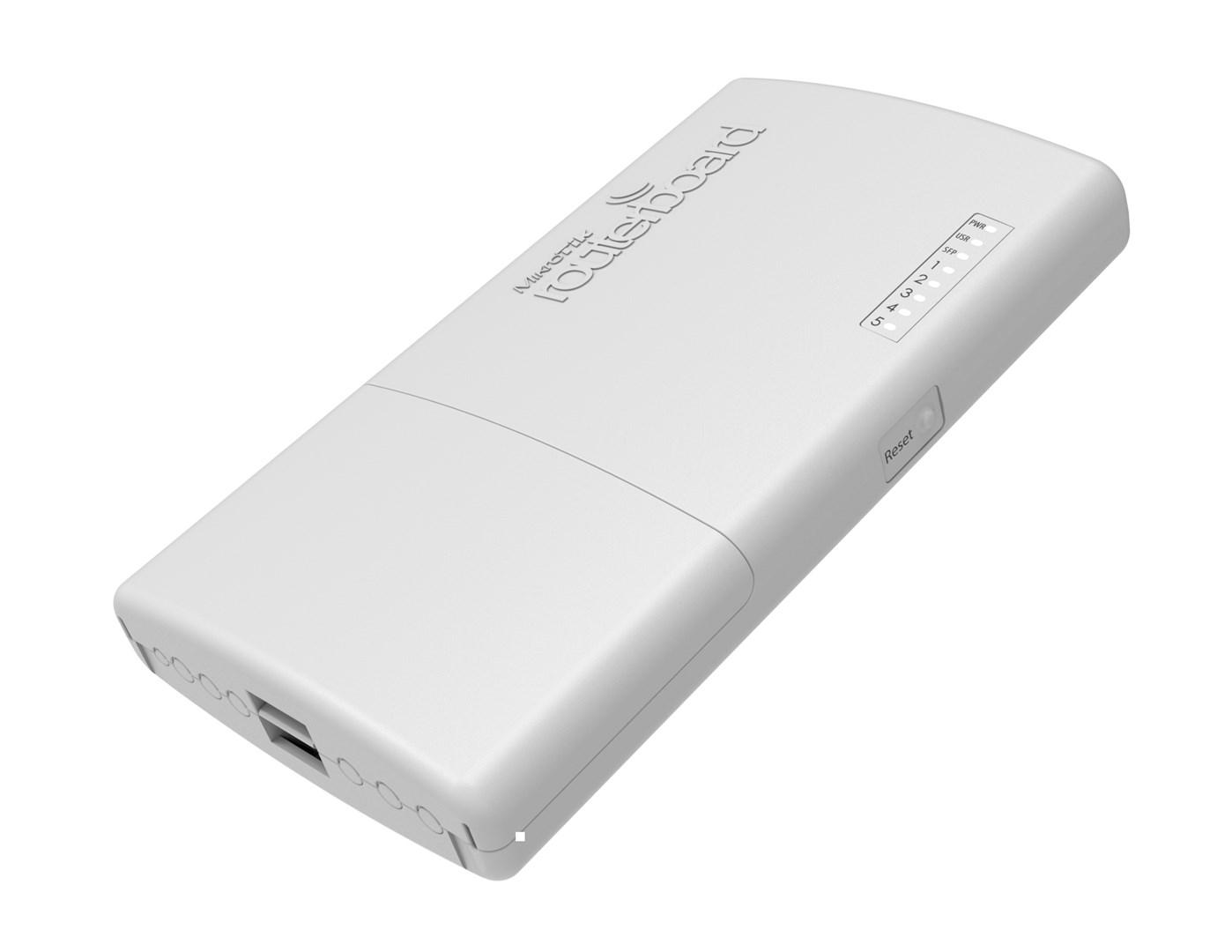 Router Gigabit Ethernet – Mikrotik PowerBox Pro, hvid billede