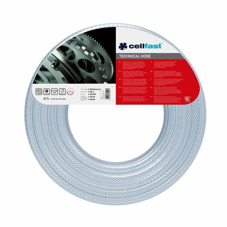 Haveslange forstærket - CELLFAST Technical Hose 12,5×2,0×50 m billede