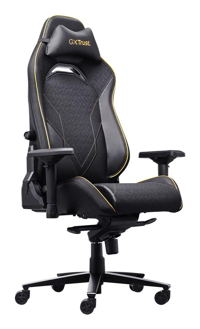 Gamerstol Trust GXT 721 Ruya Pro - premium, komfortabel (sort) billede