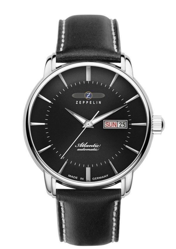 Armbåndsur Zeppelin Atlantic 8466-2 automatisk, sort billede