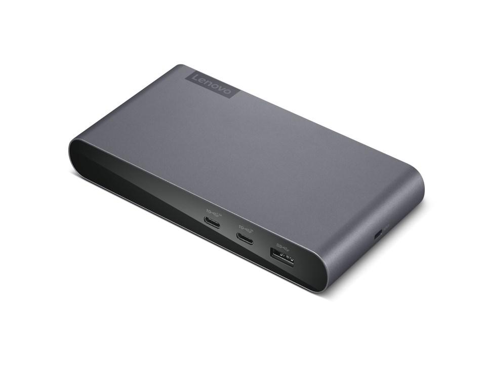 Dockingstation Lenovo USB-C - 2x USB-C Gen 2, grå