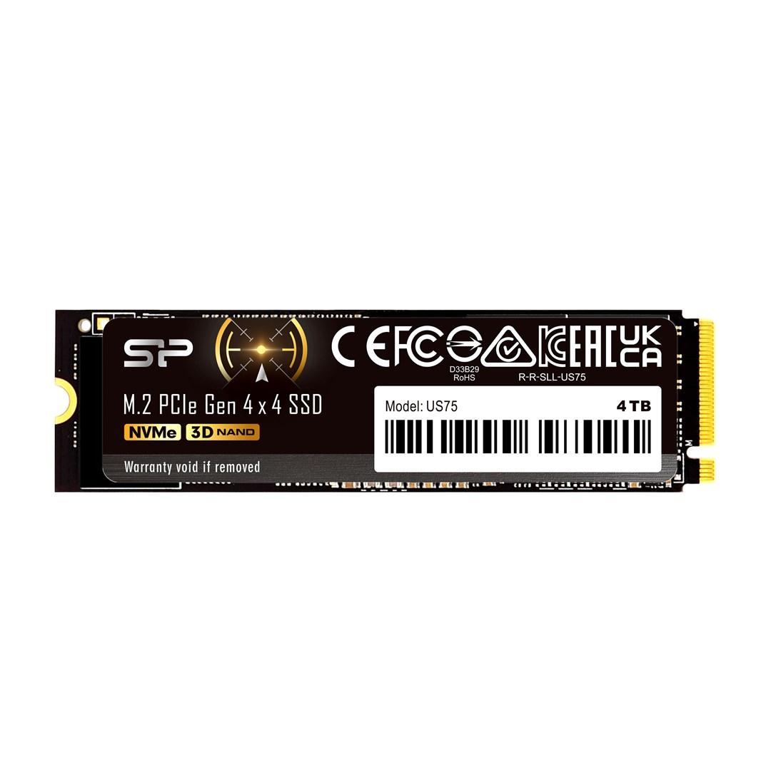 SSD M.2 NVMe 1 TB - Silicon Power US75 PCIe 4.0 billede