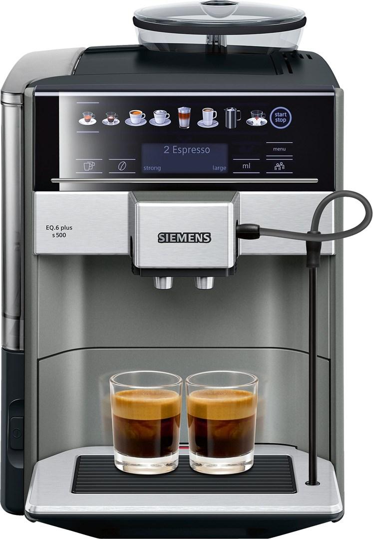Kaffemaskine fuldautomatisk - Siemens EQ.6 plus s500, 1,7 l espressomaskine