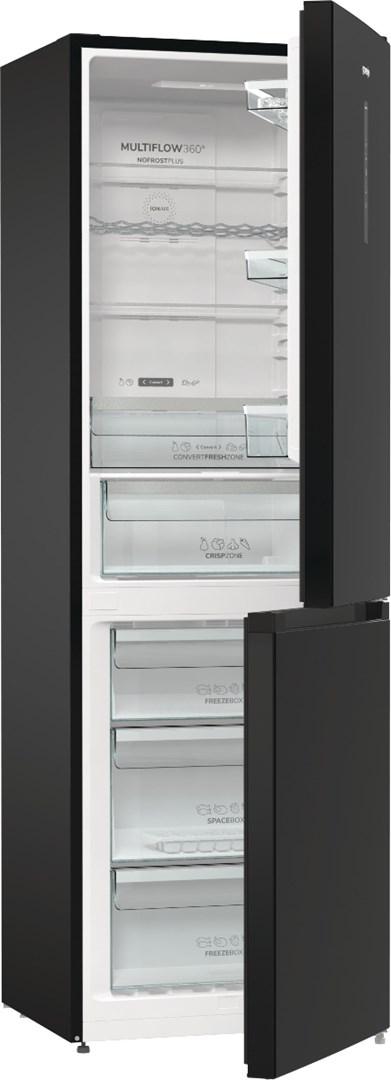 Kølefryseskab Gorenje NRK6192ABK4 – 302 l, E, sort billede