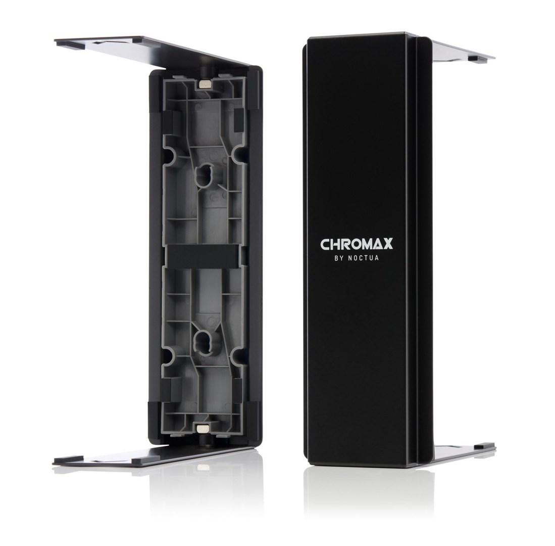 Kabelhåndtering Noctua CHROMAX NA-HC4, sort - heatsink-cover i aluminium billede