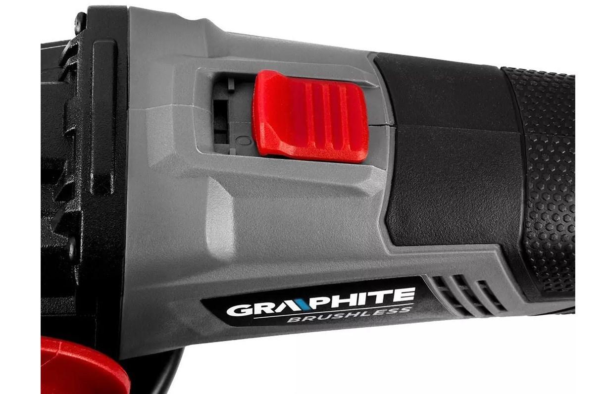 Vinkelsliber 18V uden kulbørster – GRAPHITE Energy+ 125 mm (uden batteri) billede