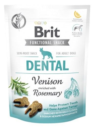 Hundegodbidder Brit Functional Snack Dental, vildt – 150 g billede