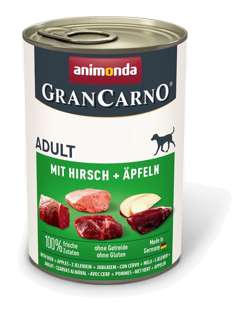 Hundefoder vådfoder animonda GranCarno Adult svin med hjort og æble – 400 g billede