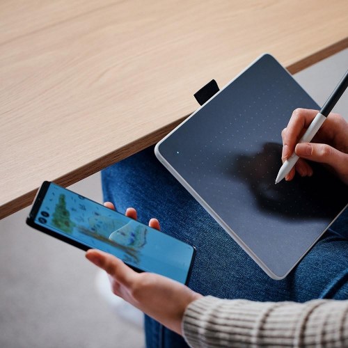 Tegneplade med pen Wacom One Small - grå