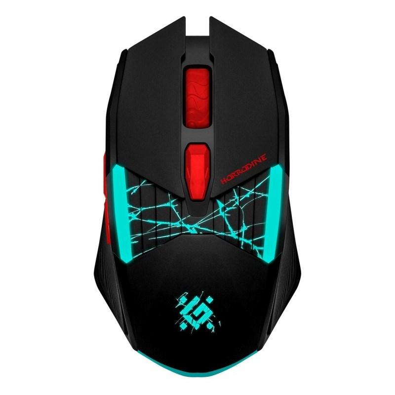 Gaming mus Defender GM-126 TISA - trådløs RF + Bluetooth, optisk, sort billede