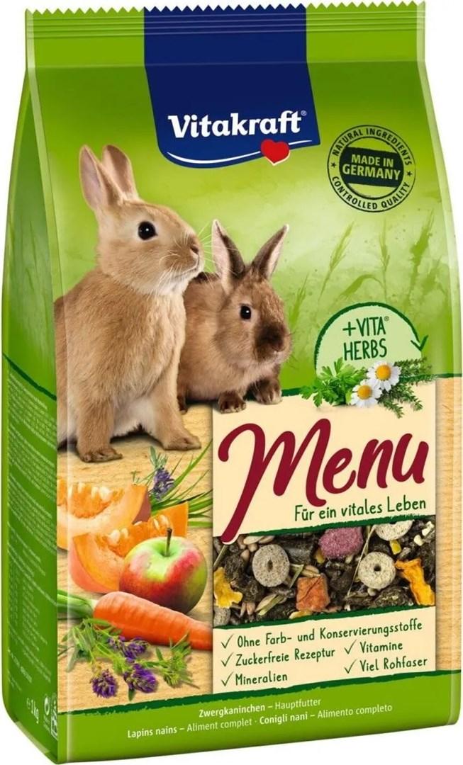 Kanin foder Vitakraft Menu Vital 3 kg billede