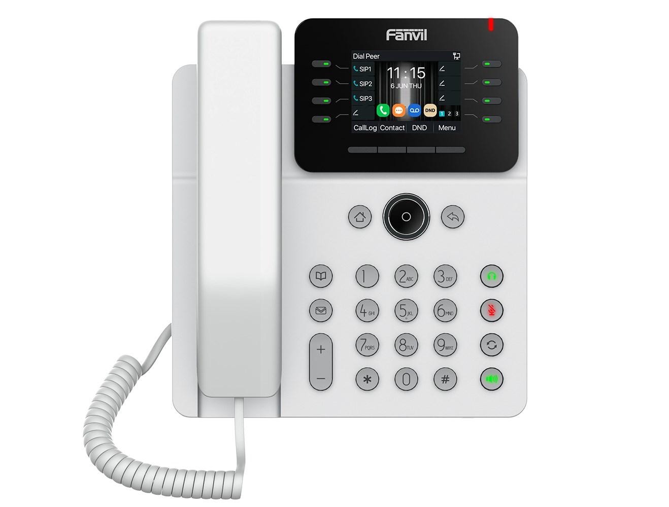 IP-telefon Fanvil V62G – 12 linjer, LCD, sort billede