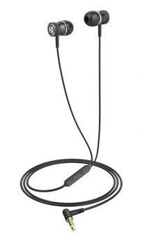 In-ear høretelefoner Havit E303P med kabel (sort) billede