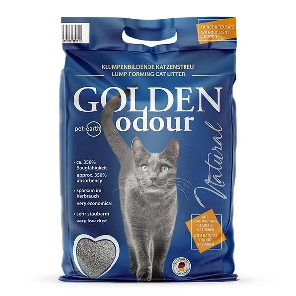 Kattegrus klumpende – Golden Odour Natural bentonit 7 kg billede