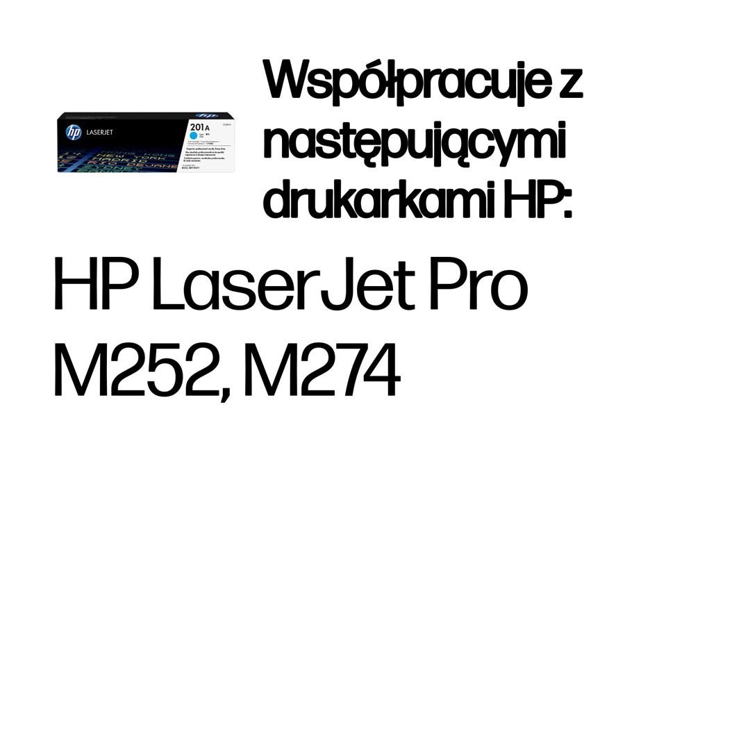 Toner til printer - HP 201A cyan original LaserJet