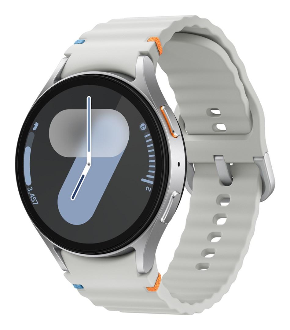 Smartwatch Samsung Galaxy Watch7 44 mm - Super AMOLED, Wi‑Fi & GPS - Sølv billede