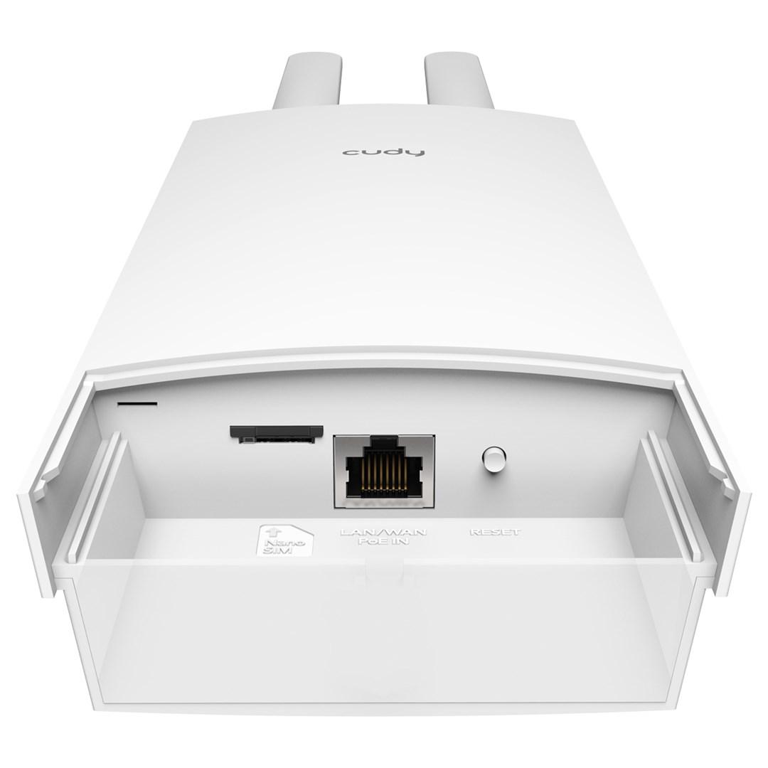 4G udendørs Wi‑Fi router AC1200 – Cudy LT700, Dual‑band, Gigabit, hvid billede