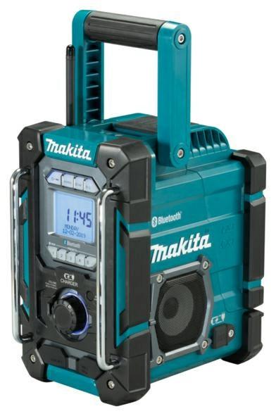 Radio med Bluetooth – Makita DMR300 12/14,4/18V med USB, AUX og oplader billede
