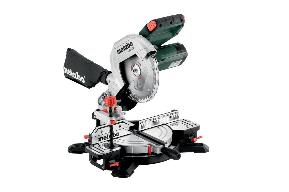 Kap-/gersav Metabo KS 216 M - 1.350 W med laser, 120 × 60 mm