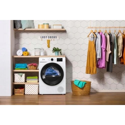 Tørretumbler med varmepumpe - Gorenje DPNE83GNLWIFI/EN, 8 kg, Wi‑Fi