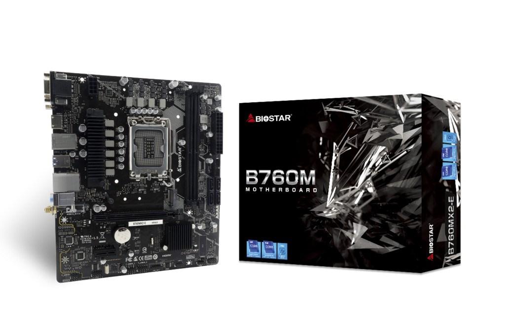 Bundkort micro ATX - Biostar B760MX2-E D4, Intel B760, LGA 1700 billede
