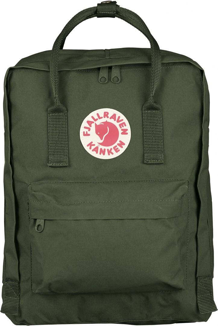 Rygsæk Fjällräven Kånken - grøn, 16 l, polypropylen
