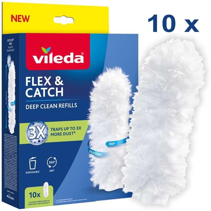 Støvfanger-refills 10 stk - Vileda Flex & Catch billede