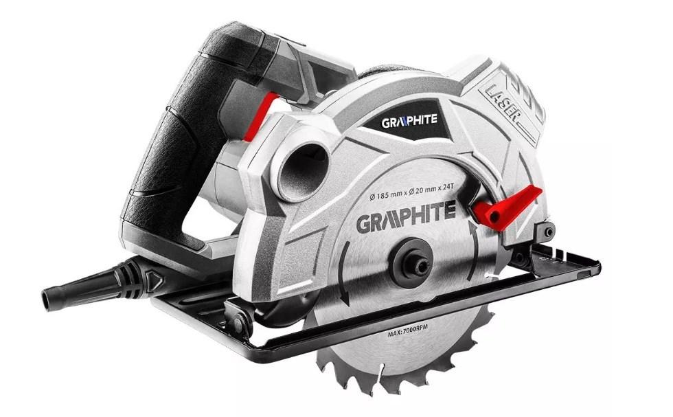 Rundsav 1500 W GRAPHITE med 185 mm klinge billede
