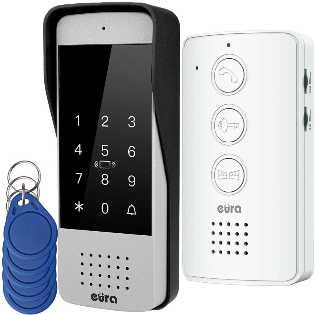 Dørtelefon med tastatur – Eura ADP-34A3, hvid billede