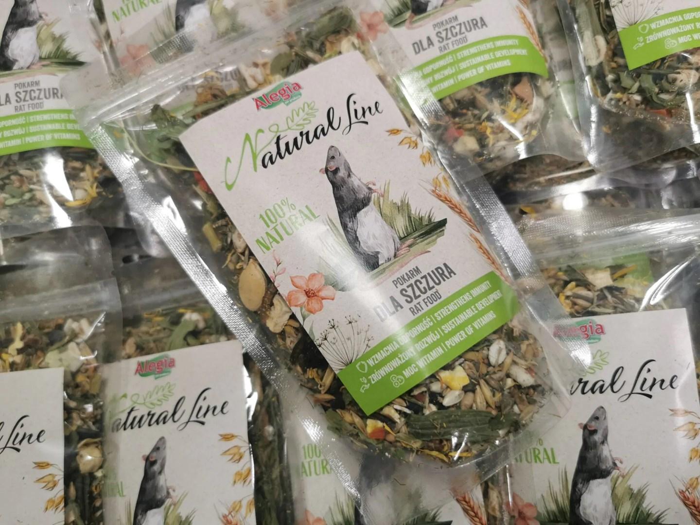 Rottefoder tørfoder – Alegia Natural Line 2,5 kg billede