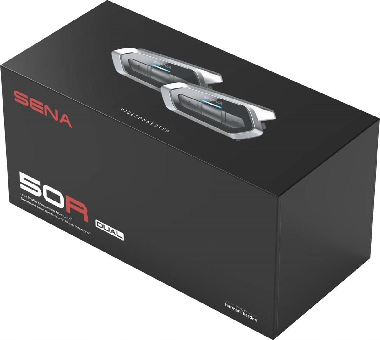 Trådløs motorcykel-intercom SENA 50R Dual Pack billede