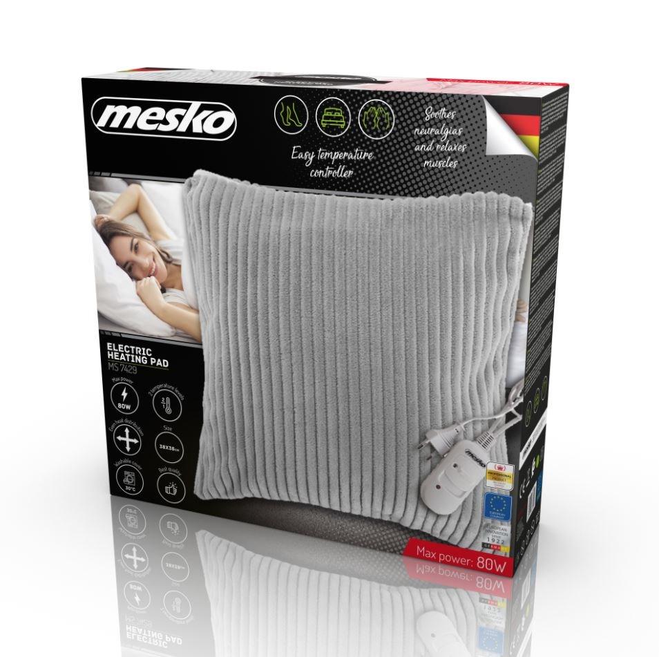 Varmepude elektrisk - Mesko MS 7429, grå, 45 W billede