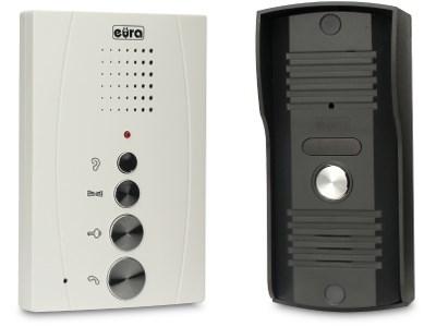 Dørtelefon intercom Eura ADP-11A3 Invito – hvid billede