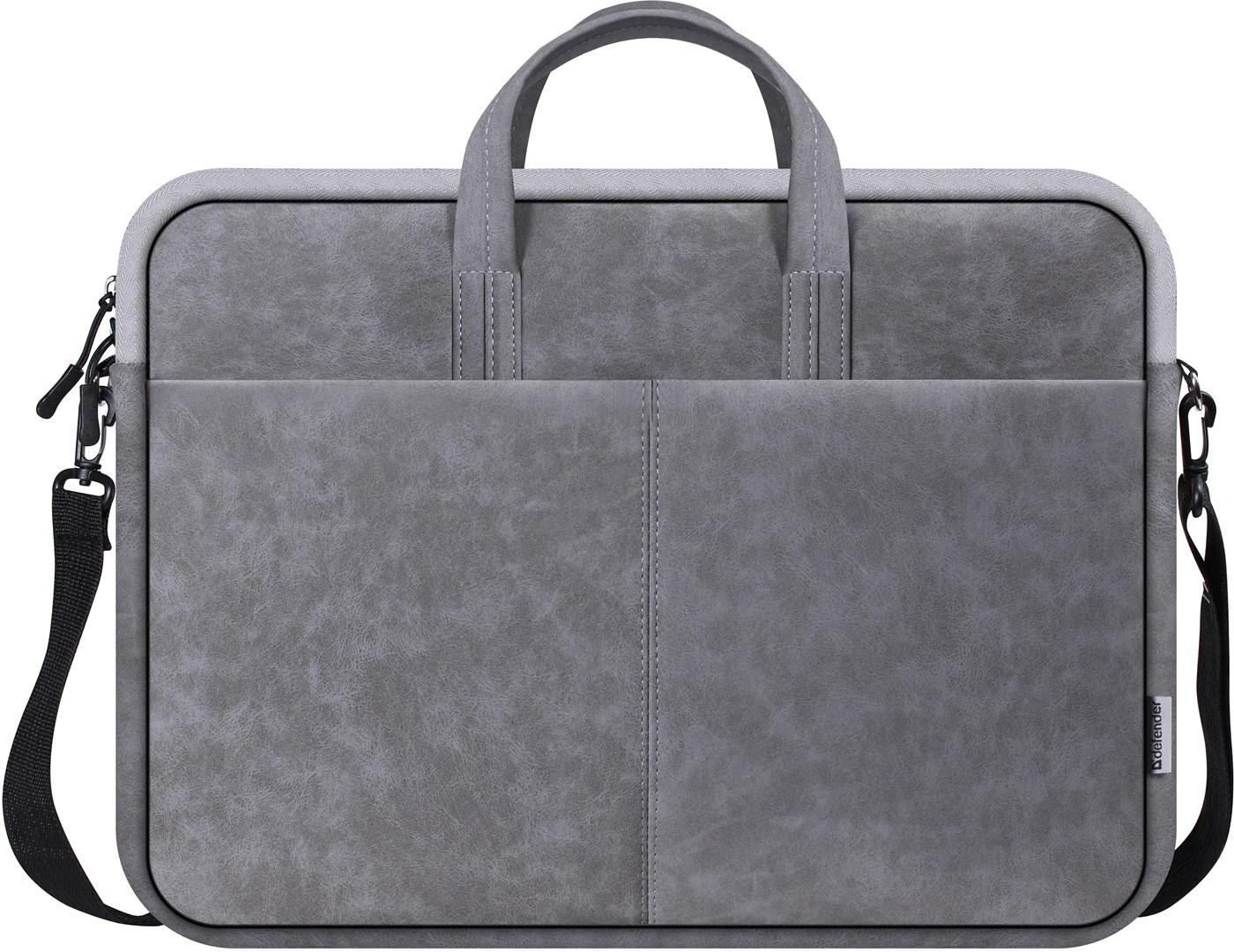 Kamerataske til laptop 15,6" - Defender Solid toploader, grå billede