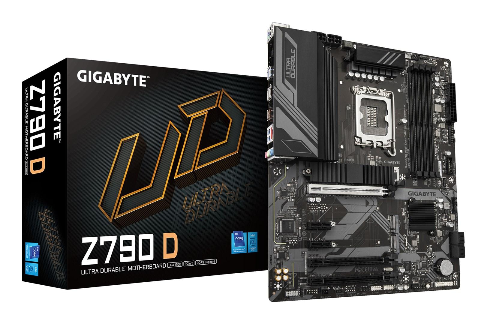 Gigabyte Z790 D ATX bundkort til Intel LGA 1700 med DDR5, PCIe 5.0 og 2.5 GbE LAN