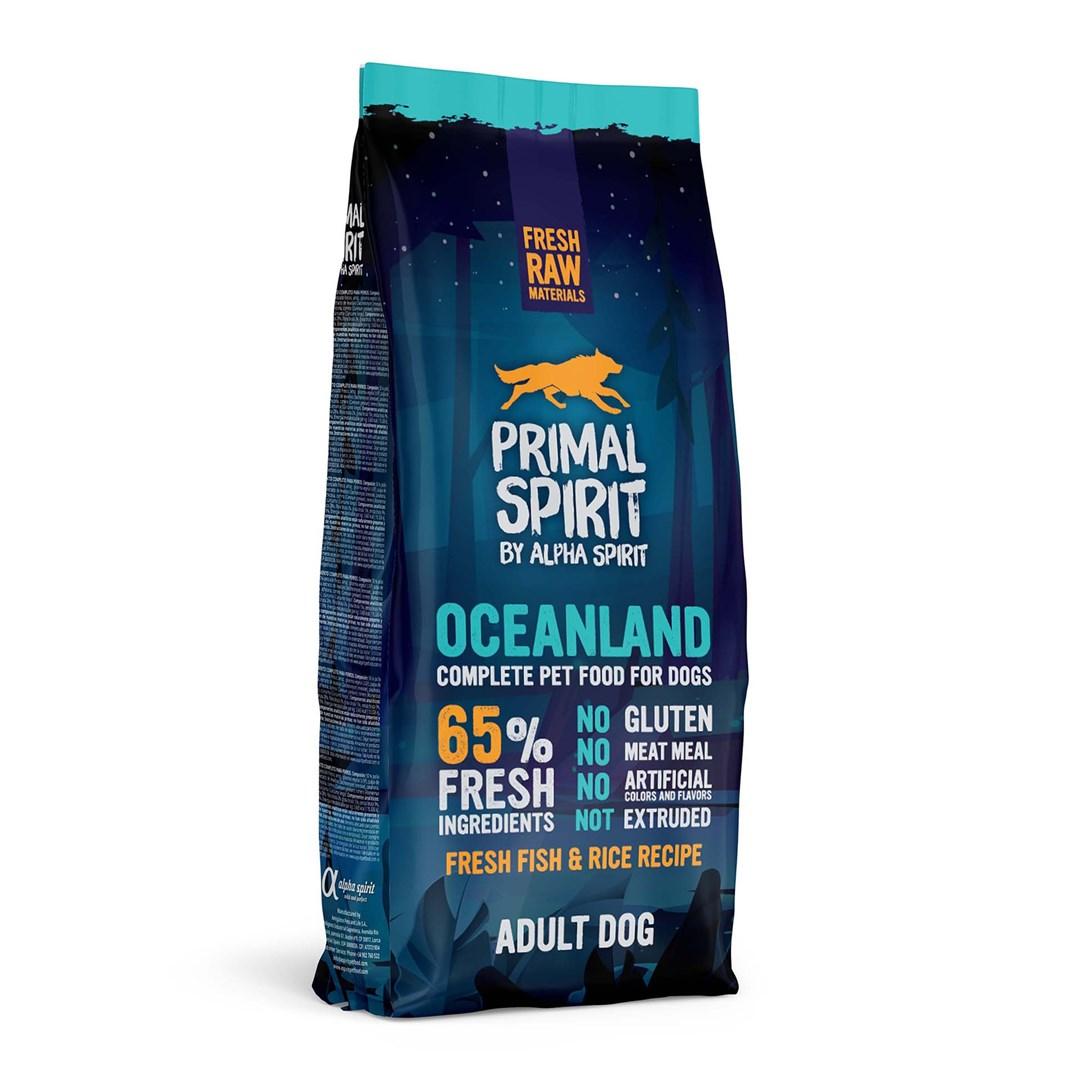 Hundefoder til voksne hunde PRIMAL SPIRIT Oceanland - semi-moist, korn- og glutenfri, fiskesmag - 12 kg billede